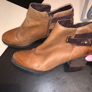 Brown booties